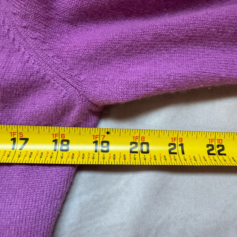 Talbots Pink Button-Front V-Neck Cardigan - Picture 9 of 10